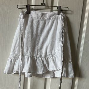 Aerie white wrap skirt